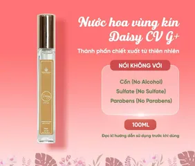 Nước Hoa Vùng Kín Nét Hoa Daisy CV G+ - Hương Thơm Dịu Nhẹ, Quyến Rũ, Dung Tích 15ml, Thành Phần Thiên Nhiên, Khử Mùi Hiệu Quả