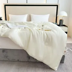 Chăn Lụa Tơ Tằm Cao Cấp Markcross 200x230CM - Ruột Chăn Hè Thu 2KG Siêu Mềm Mịn, Thoáng Mát Tự Nhiên