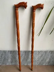 Gậy chống gỗ hương liền 1 khúc - KT 90cm Hàng chính hãng DAICAT