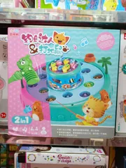 Đồ Chơi Câu Cá Đập Chuột 2in1 Có Đèn & Nhạc - Đồ Chơi Giải Trí Kích Thích Trẻ Em Từ 3 Tuổi, Quà Tặng Sinh Nhật Hấp Dẫn