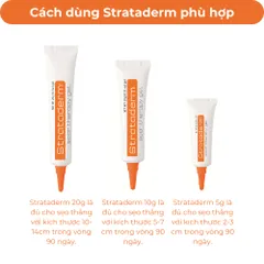 Kem Strataderm Thụy Sĩ - Gel Hỗ Trợ Cải Thiện Sẹo Lồi, Mờ Sẹo Lâu Năm, An Toàn Cho Cả Người Lớn Và Trẻ Em