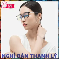 Kính chống UV ánh sáng xanh MI ( Đen ) mã HMJ01TS thời trang Nam Nữ