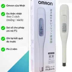 Nhiệt Kế Điện Tử Omron MC170 - 2 Cách Đo Chính Xác, Thiết Kế Nhỏ Gọn, Sản Phẩm Nhật Bản An Toàn Sử Dụng