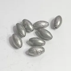 [Ảnh thật]10 viên chì câu cá, chì tròn xuyên tâm nguyên khối chất lượng, trọng lượng chuẩn - Vuabinhnuoc