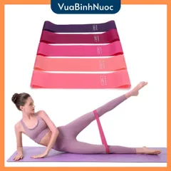 Dây kháng lực mini band, dây tập thể dục, yoga, hỗ trợ lực khi tập - Vuabinhnuoc