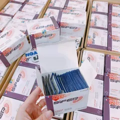 Sifer - Viên Sắt Sinh Học Dạng Bột Hộp 60 Gói Dành Cho Mẹ Và Bé - Hỗ Trợ Thiếu Sắt, Tăng Cường Sức Khỏe