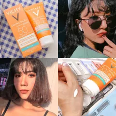 Kem Chống Nắng Vichy Capital SPF50+ 50ml Da Hỗn Hợp , Da Dầu - Mẫu Mới