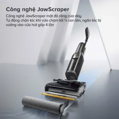 Cây Lau Nhà Thông Minh Roborock F25 - Lực Hút 20.000 Pa, Giặt Giẻ Nóng 90°C, Cảm Biến Thông Minh, Dễ Dàng Lau Sạch Mọi Bề Mặt