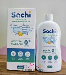 Nước Tắm Gội SACHI - Chiết Xuất Từ Thiên Nhiên, Phòng Ho Cảm, Ngừa Rôm Sẩy, Bảo Vệ Bé Khỏi Muỗi và Côn Trùng