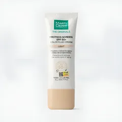 Kem Chống Nắng MartiDerm Proteos Screen SPF50+ Color Cream Light-Chống nắng màu nền Mềm Mại và Bảo Vệ Da Chống Tia UV 40ml