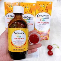 Siro Cho Trẻ Biếng Ăn Centrum Kids Incremin Iron Mixture 200ml