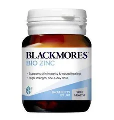 Viên Uống Bổ Sung Kẽm Blackmores Bio Zinc (84 Viên) - Hỗ trợ Da Khỏe Mạnh, Tăng Cường Sức Đề Kháng, Chất Lượng Úc