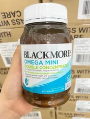 Dầu Cá Blackmores Omega Mini Double Concentrate 400 Viên 