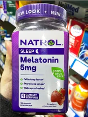 Kẹo dẻo ngủ Natrol 5Mg giúp ngủ sâu và ngon
