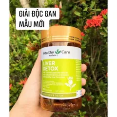 Viên Uống Bổ Gan Liver Detox Healthy Care 100 Viên - Hỗ Trợ Thải Độc Gan, Tăng Cường Miễn Dịch, Sức Khỏe Từ Úc
