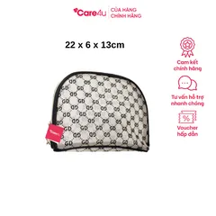 Túi Đựng Mỹ Phẩm Care4U Chống Nước Họa Tiết Sang Trọng 22x6x13 cm - Túi Du Lịch Độc Đáo Tiện Dụng Cho Nam Nữ