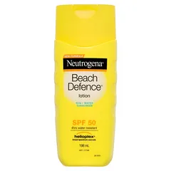 Kem Chống Nắng Neutrogena Beach Defense SPF 50 - Xịt và Lotion Bảo Vệ Da Chống Tia UVA/UVB, Chống Nước, Dành Cho Đi Biển