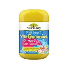 Kẹo dẻo Nature’s Way Kids Smart Omega 3 DHA Trio 60 viên 214639