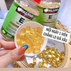 Viên Vitamin E Kirkland 400 IU - Hỗ Trợ Sức Khỏe, 500 Viên Mỹ, Tăng Cường Miễn Dịch, Cải Thiện Da, Bảo Vệ Tế Bào Chống Oxi Hóa