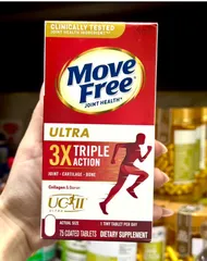 Viên Bổ Sụn Khớp Move Free Ultra Triple Action 75 Viên - Tăng Cường Linh Hoạt Khớp, Hỗ Trợ Sức Khỏe Xương Khớp Tối Ưu