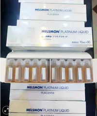 Nước Uống Melsmon Platinum Liquid Placenta Đẹp Da  10ml X 30 Ống