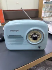 Loa Bluetooth Kiểu Dáng Cổ Điển INTEMPO 2in1 - Đài FM Retro Âm Thanh Chất Lượng, Kết Nối Dễ Dàng, Thiết Kế Vintage Thời Trang