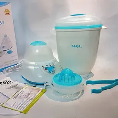 Máy Tiệt Trùng Bình Sữa Kenjo KJ-09N - Đa Chức Năng Tiệt Trùng & Sấy Khô Tự Động, An Toàn Cho Bé Yêu, Công Nghệ Nhật Bản