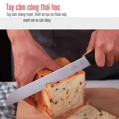 Dao Cắt Bánh Mỳ Victorinox Swiss Classic 21cm Nhập Khẩu Thụy Sỹ - Lưỡi Răng Cưa Sắc Bén, Tay Cầm Nhựa Nhiều Màu
