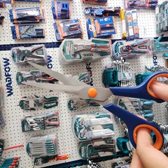 Kéo Đa Năng WADFOW WSX2607 - Kéo Thép Không Gỉ 160mm, Tiện Lợi Cho Học Tập & Văn Phòng, Tay Cầm Êm Ái