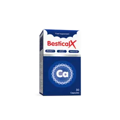 Viên uống bổ sung Canxi Bestical X Ergopharm - Hỗ trợ xương và răng khỏe mạnh với Vitamin D3 và K2 (30 viên)