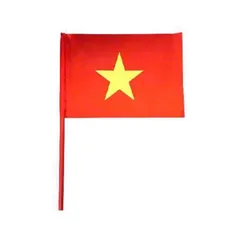 Cờ vẫy tay 2 mặt 19x24cm (10 cây)