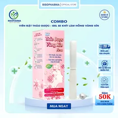 COMBO Viên Đặt - Gel Se Khít, Làm Hồng Vùng Kín Hera - Chống Viêm, Khử Mùi, Giảm Nấm Ngứa, An toàn, Hiệu Quả