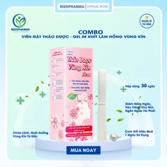 COMBO Viên Đặt - Gel Se Khít, Làm Hồng Vùng Kín Hera - Chống Viêm, Khử Mùi, Giảm Nấm Ngứa, An toàn, Hiệu Quả