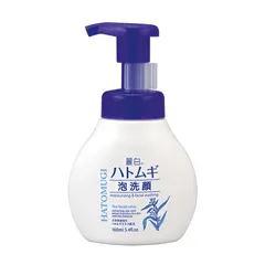 Sữa Rửa Mặt Tạo Bọt Dưỡng Ẩm Sáng Da Reihaku Hatomugi 160ml - Làm Sạch, Cấp Ẩm, Giúp Da Trắng Mịn, Ngăn Ngừa Mụn tự nhiên
