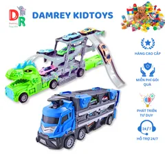 Đồ Chơi Xe Đường Đua Khủng Long - Mô Hình Đua Dài & Đường Tròn, Gấp Gọn Tiện Lợi, Phát Triển Tư Duy Cho Trẻ Em