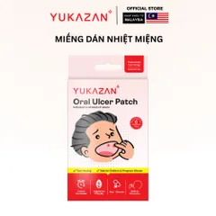 Miếng Dán Nhiệt Miệng Yukazan- Giảm Đau Vết Thương Trong Miệng - Hộp 6 Miếng