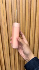 Máy Tăm Nước D3IN MS18 - Gập Gọn, Chống Nước IPX7, Kèm 2 Đầu Phun, Pin 1100mAh, Sạc Type C - Hàng Xịn Chăm Sóc Răng Miệng