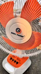 Quạt Bàn Tích Điện EASY POWER EP-3212A 12 Inch - Nguồn 220V, Có Đèn Led, Sạc Điện Thoại, Giải Nhiệt Tại Nhà & Ngoài Trời