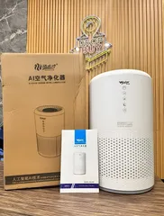 Máy lọc không khí AI300 Water System - Lọc sạch không khí, tạo ion âm, Loa Bluetooth, đèn UV khử khuẩn, công nghệ HEPA, điều khiển AI, thiết kế hiện đại