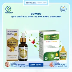 Dịch Chiết Keo Ong & Nano Curcumin - Giảm Ho, Đau Họng, Viêm Loét Dạ Dày, Hỗ Trợ Thoát Khỏi Ợ Chua, Trào Ngược - Sản Phẩm Tự Nhiên Hữu Cơ
