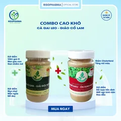 Cao Khô Cà Gai Leo & Giảo Cổ Lam - Giải Độc Rượu, Bảo Vệ Gan, Giảm Mỡ Máu, Ổn Định Huyết Áp - Sản Phẩm Hỗ Trợ Tim Mạch