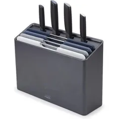 Bộ Dao Thớt 8 Món Joseph Joseph Folio Plus - Bộ Dụng Cụ Bếp An Toàn và Tiện Ích, Dao Thép Nhật Bản Chất Lượng Cao