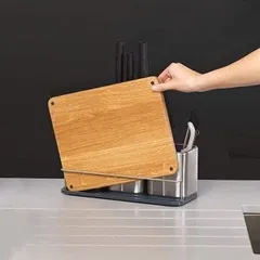 Hộp đựng dụng cụ nhà bếp Joseph Joseph 95026 Counterstore - Dụng cụ nấu ăn gọn gàng, kèm thớt chống trượt, tiện lợi cho không gian nhỏ