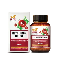 Viên Sắt Hữu Cơ Nutri Iron Boost 30 Viên - Bổ Sung Sắt và Vitamin, Hỗ Trợ Tăng Cường Máu, Dành Cho Phụ Nữ Mang Thai & Thiếu Máu