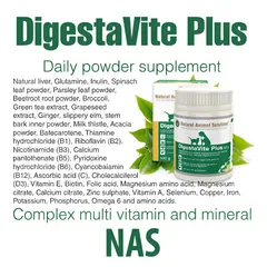 Vitamin Tổng Hợp Hỗ Trợ Tiêu Hóa Cho Thú Cưng Natural Animal Solutions DigestaVite Plus 100g - Bổ Sung Prebiotic và Kháng Oxy Hóa