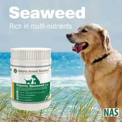 Khoáng Chất Tảo Biển Hữu Cơ Dinh Dưỡng Cho Thú Cưng - Natural Animal Solutions 300g, Tăng Cường Sức Khỏe Chó, Mèo, Ngựa