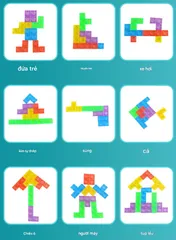 Đồ Chơi Xếp Hình 3D Tetris - Đồ Chơi Phát Triển Tư Duy Tương Tác Cho Trẻ Em Từ 3 Tuổi, Chất Liệu An Toàn, Sáng Tạo và Giải Trí