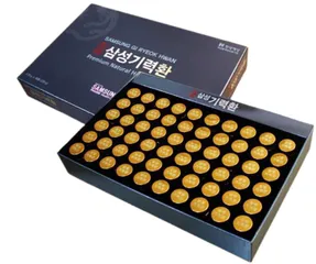 Viên An Cung Ngưu Hoàng Hoàn Samsung Pharm - Hỗ trợ tim mạch, cải thiện sức khỏe - Hộp giấy 60 viên từ Hàn Quốc