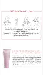 Sữa Rửa Mặt INVU Cica Pure Refresh Foam Cleanser 150ml - Dành Cho Da Nhạy Cảm, Làm Sạch Dịu Nhẹ, Dưỡng Ẩm Tự Nhiên.