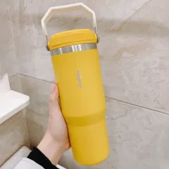 Cốc Giữ Nhiệt Gopop Mỹ 900ml - Thiết Kế Đỉnh Cao, Giữ Nhiệt Tốt, Phù Hợp Với Người Bận Rộn, Màu Vàng Thời Trang